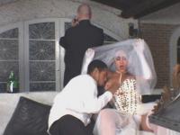 Shemale bride ready for outrageous anal fucking just after wedding ceremony