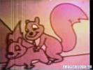 In this classic cartoon we see a young couple fucking in the open air. A little further on a couple of squirrels are doing the same. The couple then watch another couple who is fucking behind the bushes. Then the girls have a go at each other too.