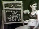 In this vintage movie we see a couple in a classroom where sex lessons are given. First the woman demonstrates how to apply a condom. Lesson two is about tongue baths and she gives the guy a blow job. The final lesson is about fucking and when the guy lies down on his back the woman lowers herself over his dick.