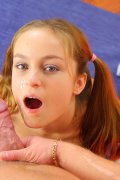 Hotty in pigtails is fucked till her ass was gaping