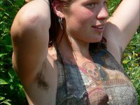Thorin - Beautiful, curvy, hairy, hippie girl with large breasts and amazing tattoos.