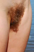 Dhyana - Mature,Hairy, Blond Hippie with glasses and full bush/pits.